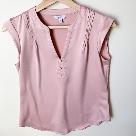 Candies Blush Pink Top - Picture 1 of 2